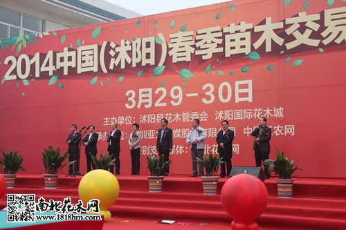 沭阳春季苗木交易对接会开幕式