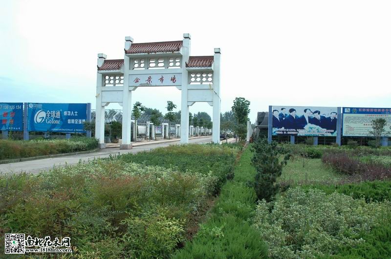 周圈盆景长廊全景